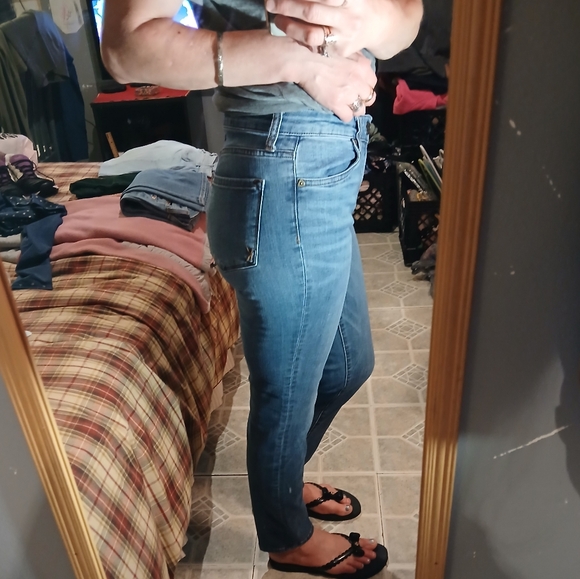 🎈KUT From The Kloth🎈BUY 1 GET 1 FREE💥 Catherine Mid-Rise Boyfriend Jeans Sz 4 - Picture 10 of 13